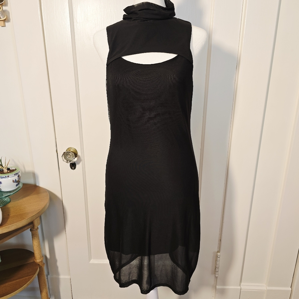 Bar III Black Sleeveless Dress Size M